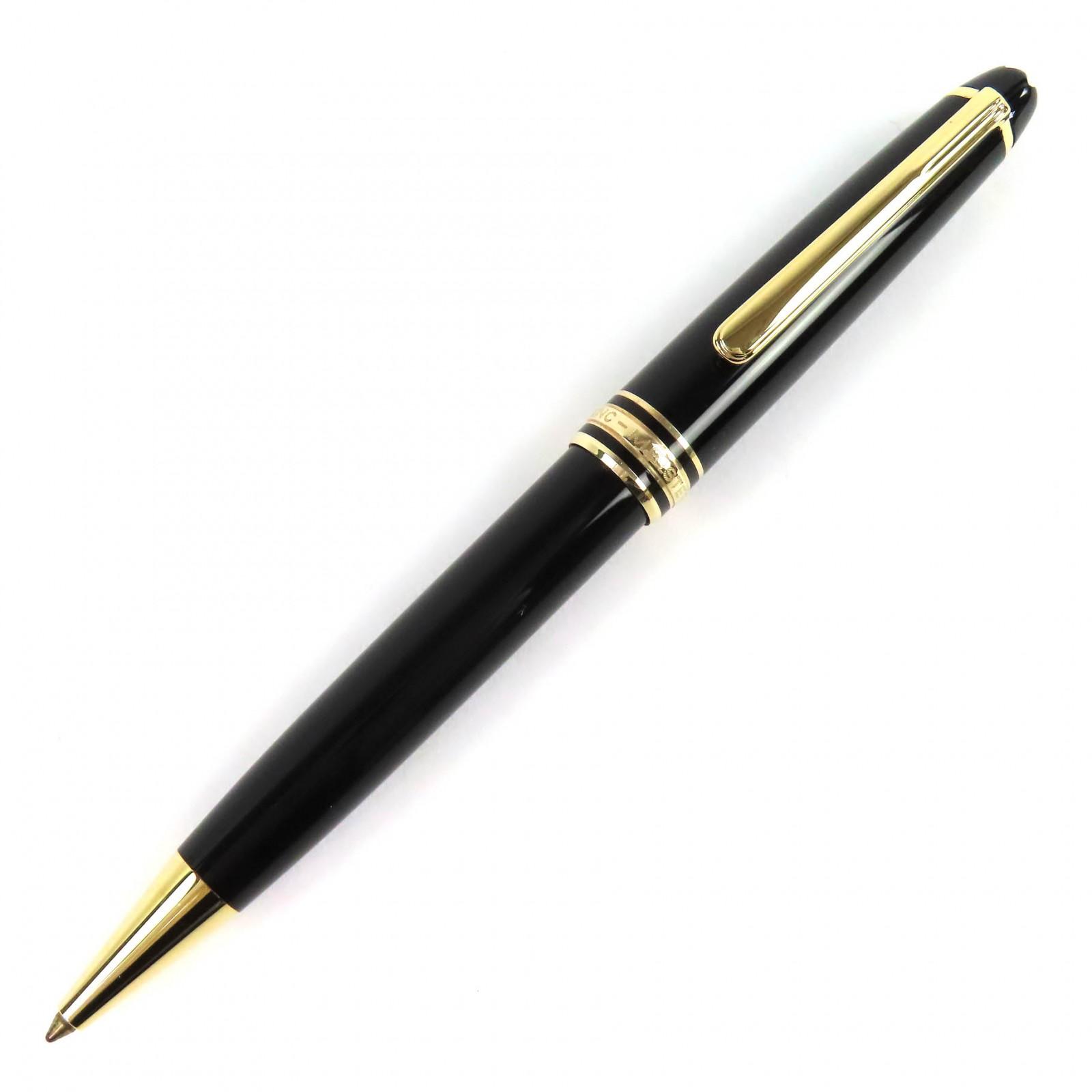 

Excellent MONTBLANC Ballpoint pen Meisterstück Classic White Star Twist Type Used