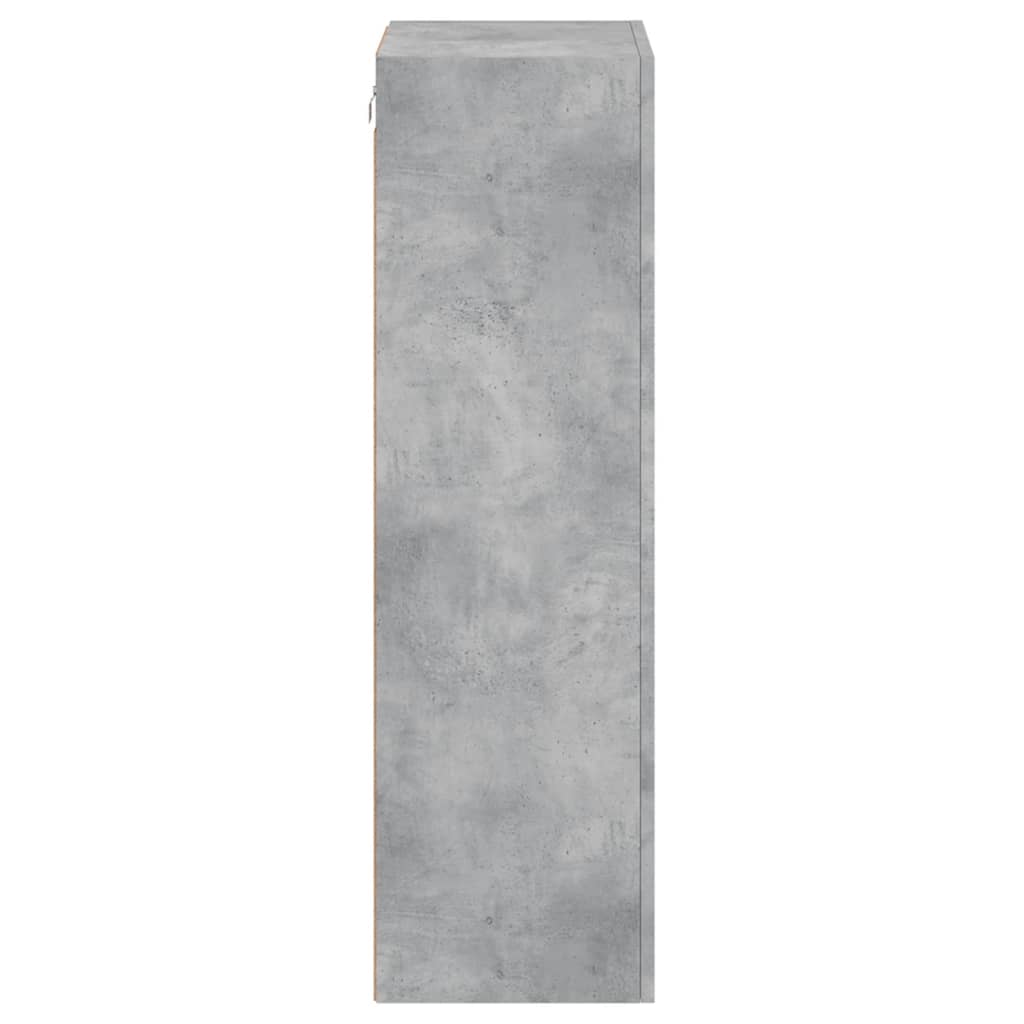 Vidaxl Ścienna Szafka Tv, Szarość Betonu, 40,5X30X102 Cm