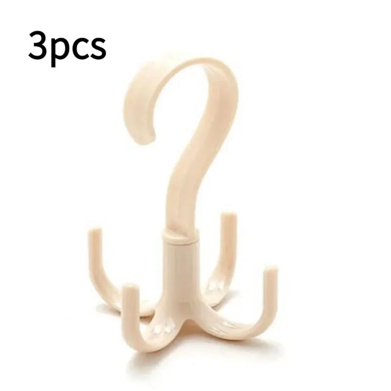 39pcs Rotary Four-Jaw Hook Multi-Function Wardrobe Storage Clothes Rack Door-Hanging Bag Plastic Storage Household Clothes Rack 990₽