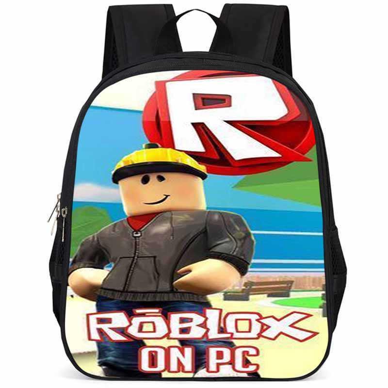 Roblox Large Capacity Lightweight Oxford Cloth School Backpack For Kids Boys Girls