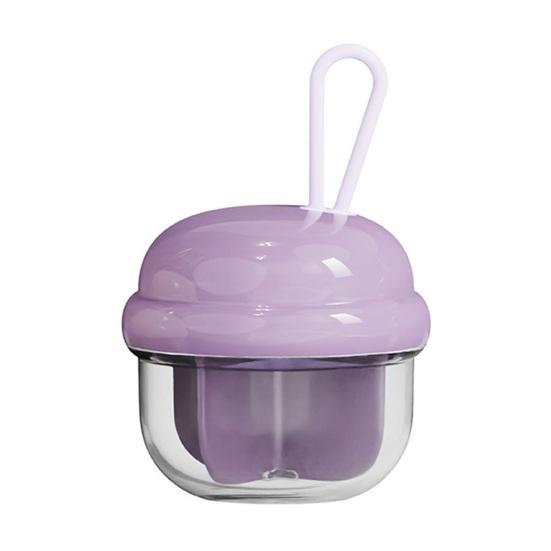 Mini Pill Storage Box with 4 Compartments Clear Visible Portable Travel Pill Case Medication