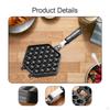 Bubble Waffle Maker Pan,Egg Maker,Cooking Baking Tool,Baking Plate Egg Puff Iron for