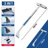 Universal Snow Shovel Brush Rotating Telescopic Car Glass Deicing Cleaning Tool 3-in-1 Detachable Snows Ice Scraper Wash Tools