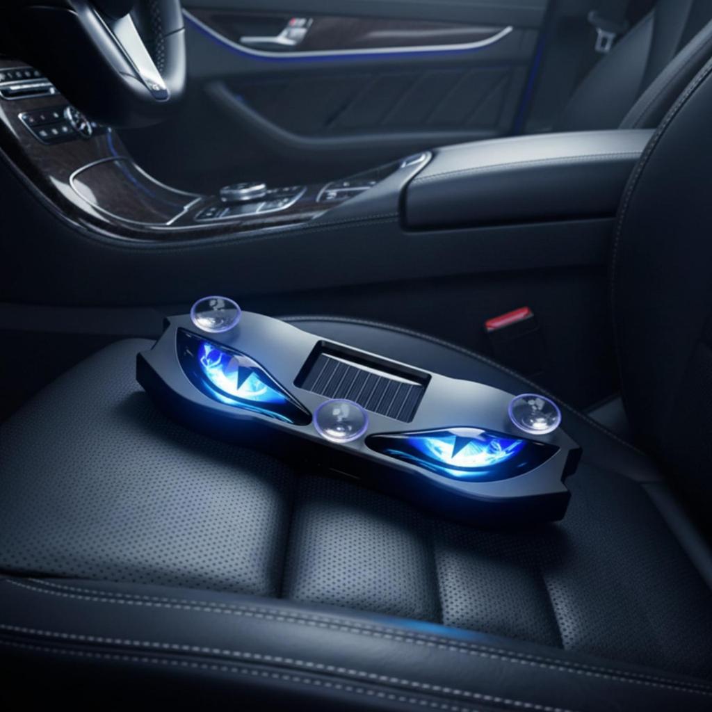 Car Position Light with Triple Suction Cups And Evil Eye Design Automotive Lamp Emergency Lighting