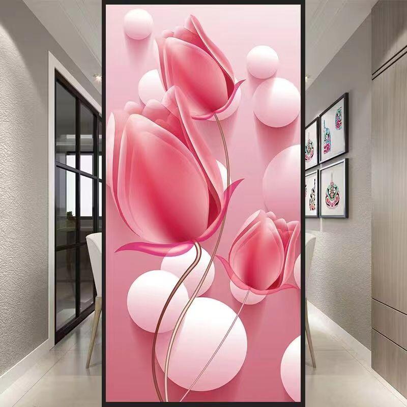 Glue-free Frosted Window Glass Sticker Living Room Bedroom Bathroom Translucent Opaque Bathroom Door Anti-peeping Film