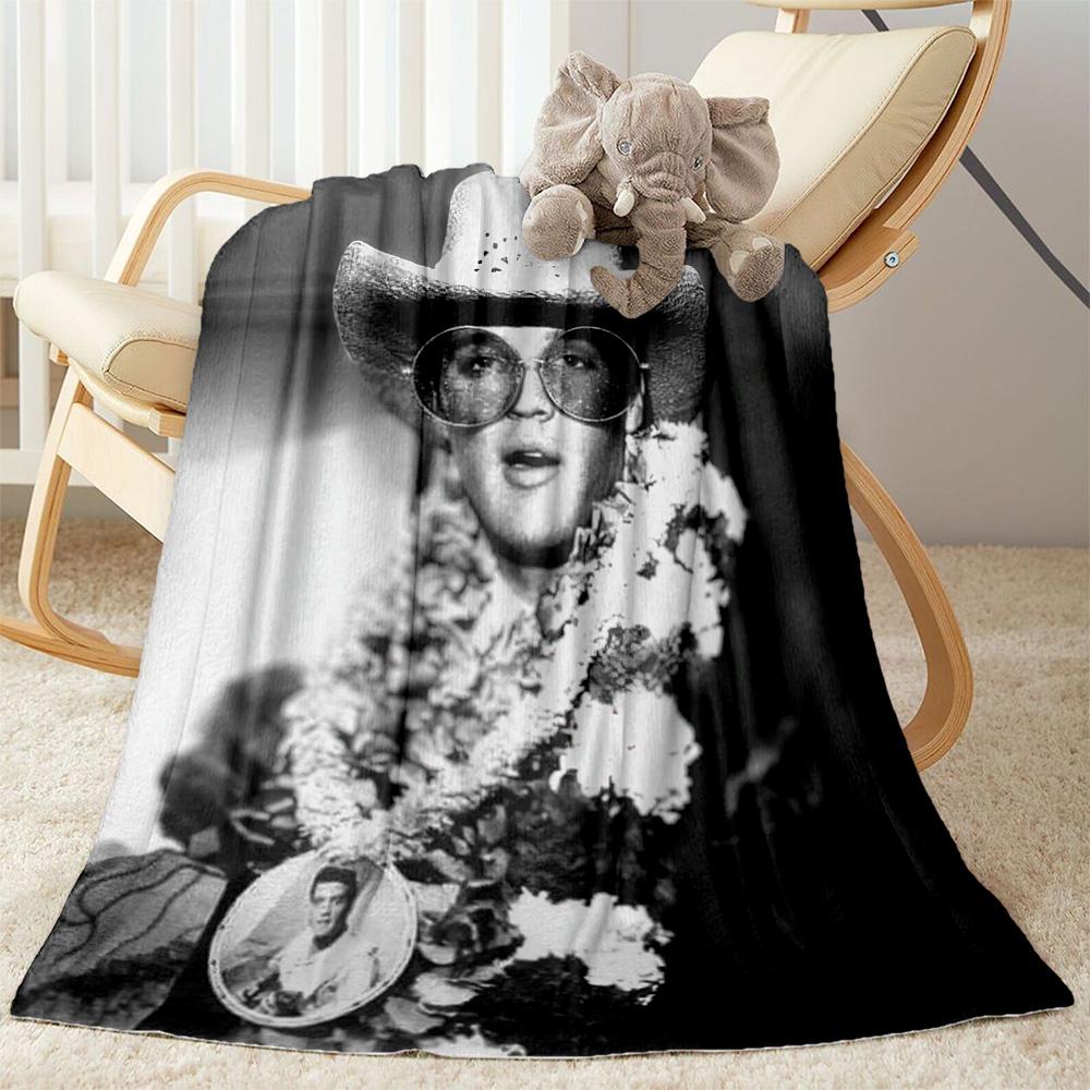Elvis Decke Ultraweich Perfekt für Bett Couch Bettwäsche Für Alle Jahreszeiten Moderner Stil Perfektes Geschenk für Verwandte und Freunde