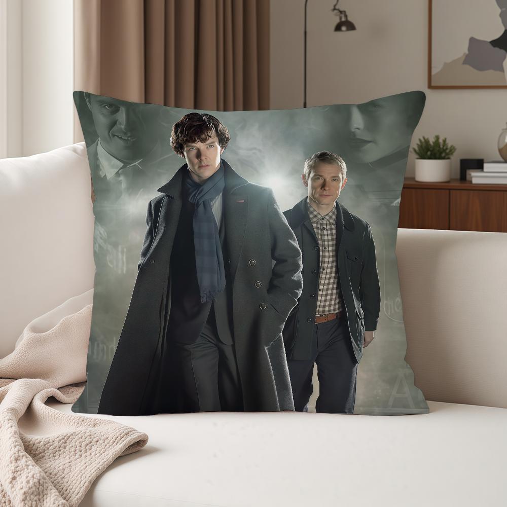 

Movie SSherlock HHolmes Pillow Case Suitable For Bedrooms Living Rooms Cars Home Decoration 30cmx30cm