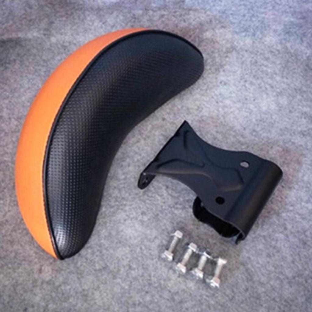 Adjustable Electric Scooter Motorcycle Seating Cushion with Backrest Pad Comfortable Support Easy Clean for Long Rides