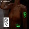 Luminous Love Dragon Tiger Tattoo Music Festival Bar Party Tattoo Sticker Luminous Waterproof Face Sticker