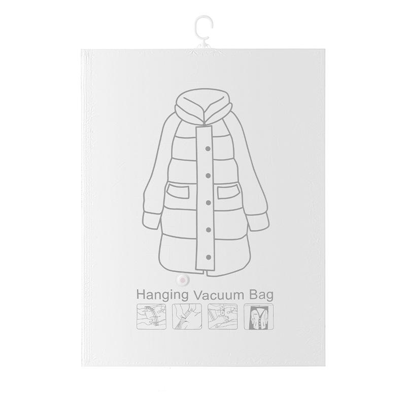 

Wall-Mounted Vacuum Compression Bag: Moisture, Mold & Dust-Proof Storage for Down Jackets & Clothes Hand Pump