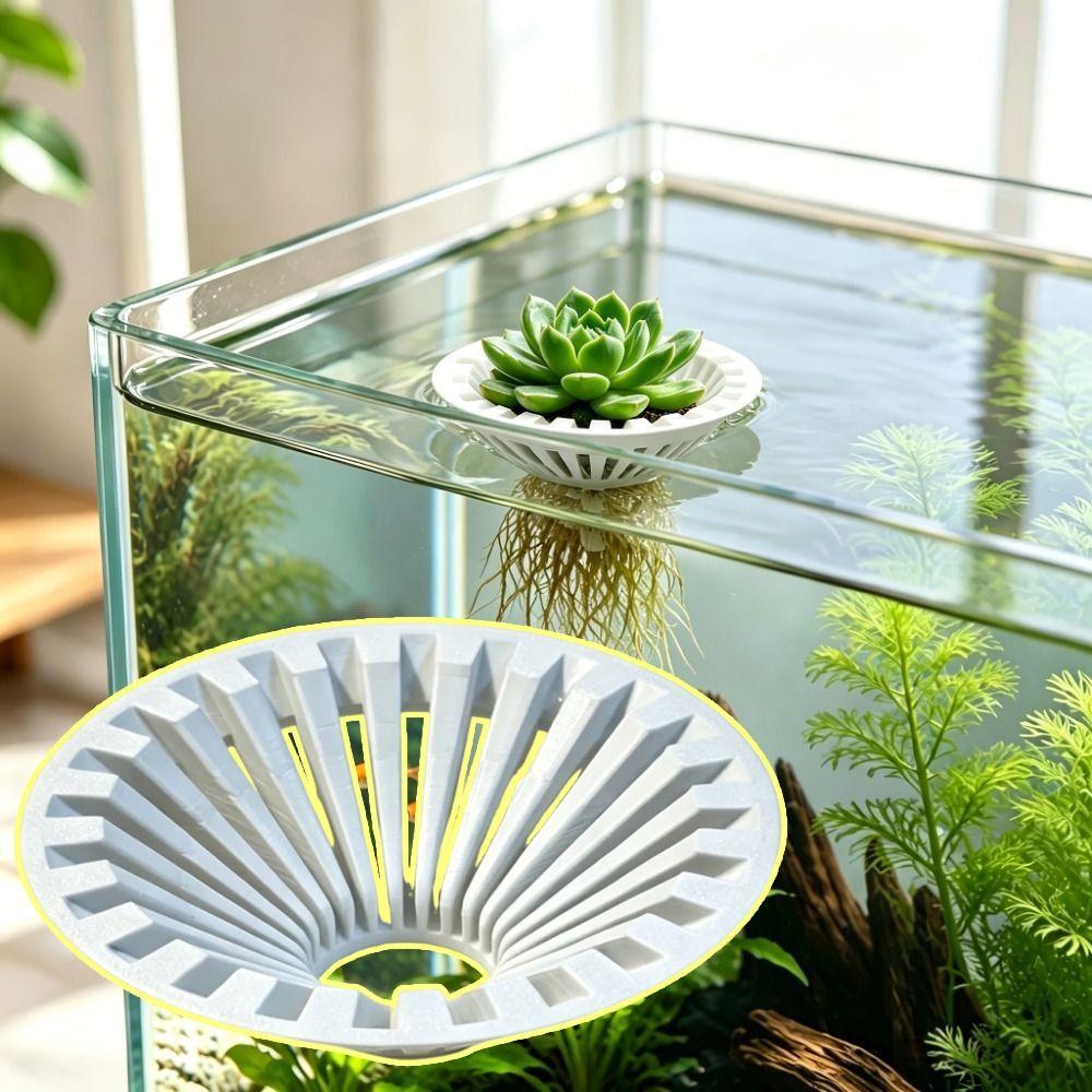 3D Printed Floating Colonization Basket Round Hydroponic Planting Basket Aquatic Environment