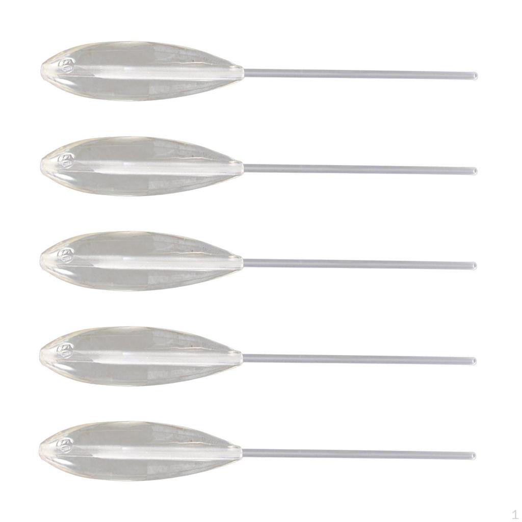 5Pcs Fishing Float Acrylic Bobbers Men Birthday Gift Freshwater Long Distance Casting Convenient