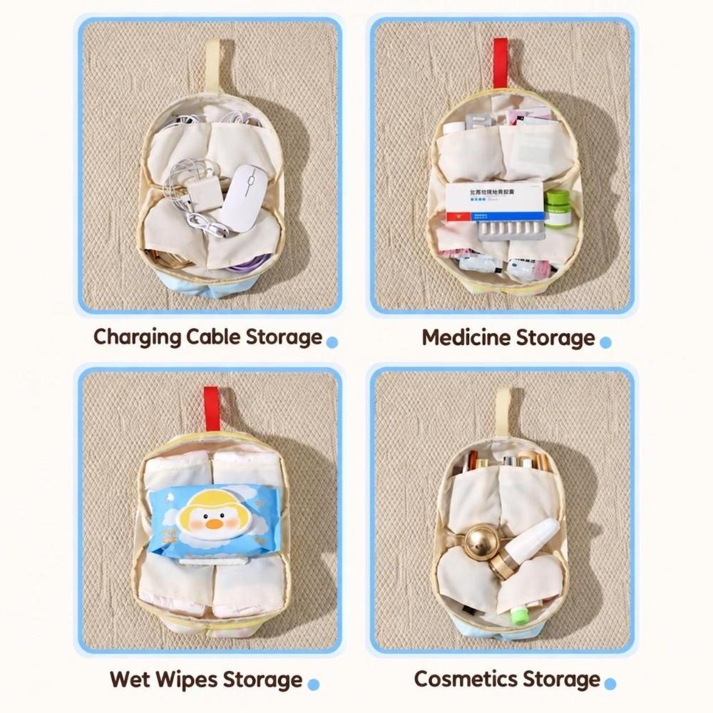 Multi-purpose Underwear Socks Storage Bag Elliptical Stereoscopic Makeup Bag Bra Storage Bag  Gifts