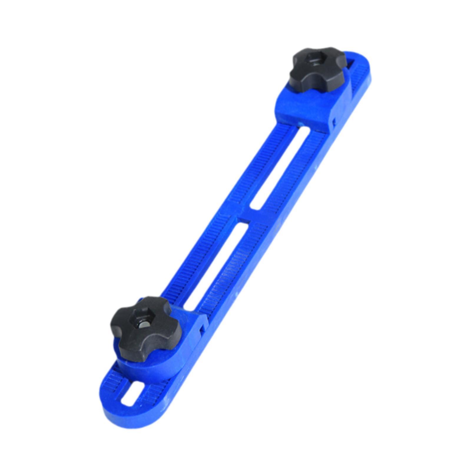 

Cutting Machine Base Guide Rail Adjustable 23 cm Maximum Clamping Length Easy to Use DIY Enthusiasts Circular Saw Guide Plate синій