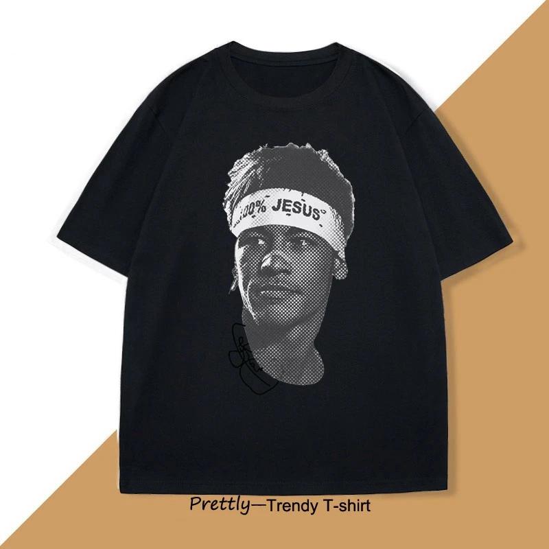 Neymar American Football Star Print T-shirt Men Cotton Short-sleeved T Shirt Unisex Athleisure Print Fashion Oversize Casual Tee