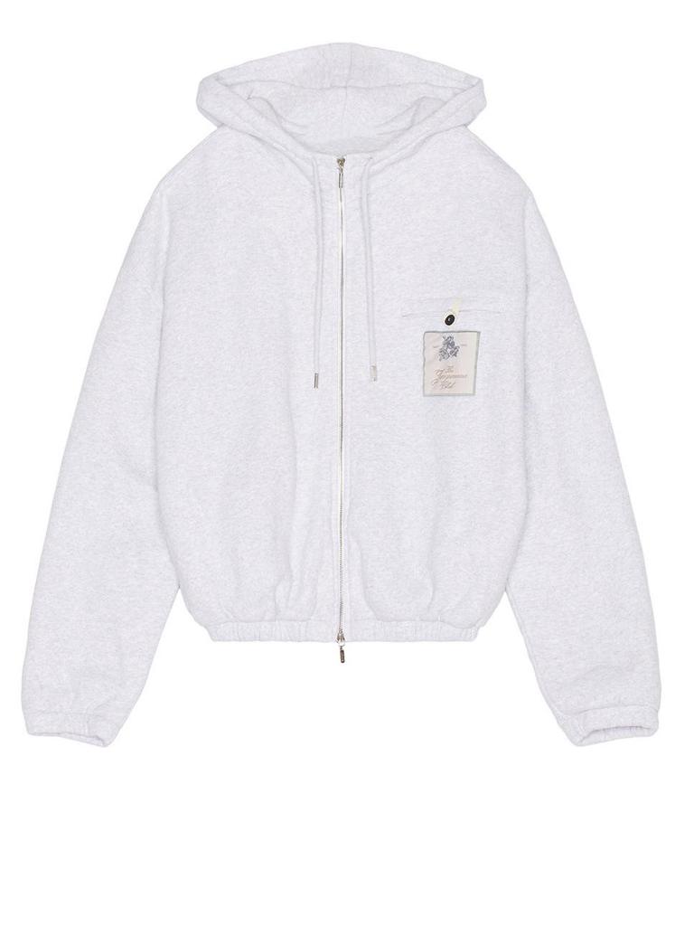 Erhältlich: Frühherbst 2025 Jacquemus Unisex Langarm Locker Geschnitten Reißverschluss Hoodie