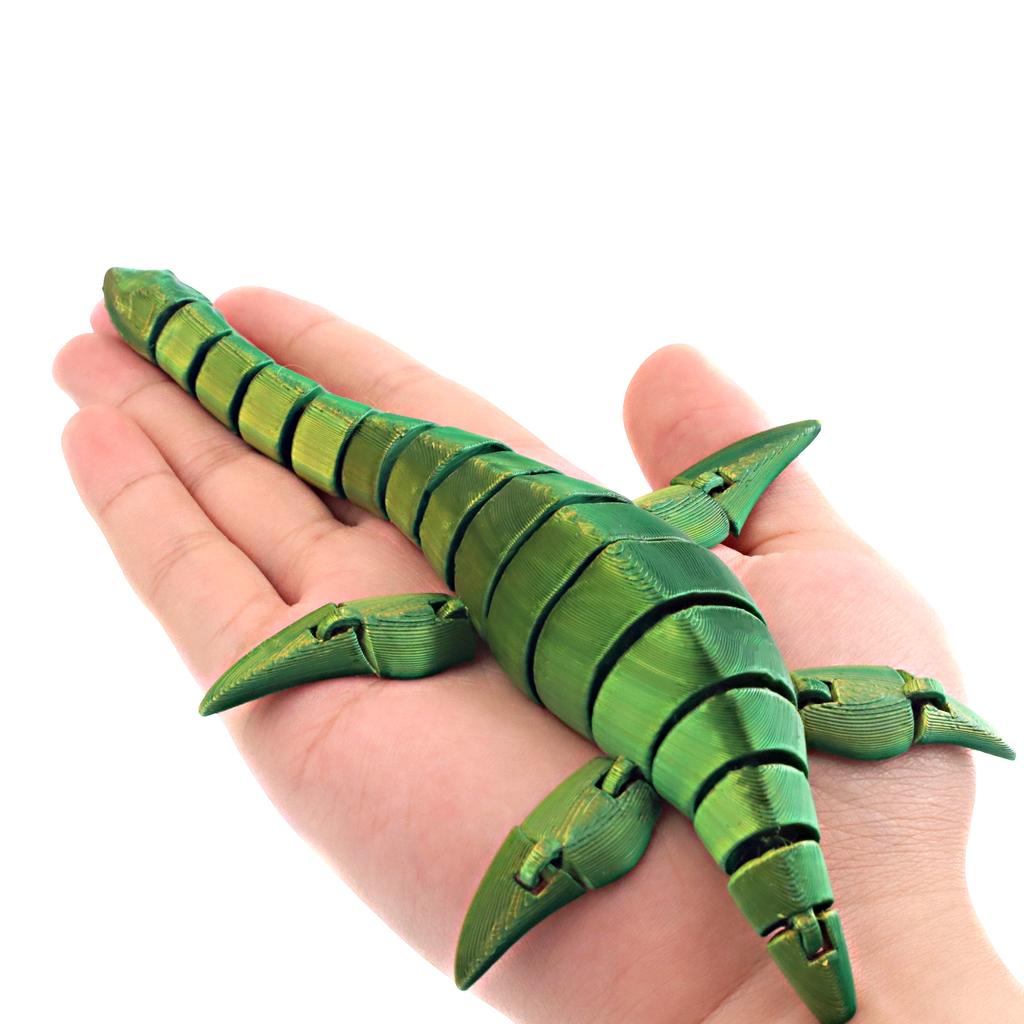 3D Printed Long Necked Dragon, Joint Movable Toy, Novel Dragon Ornament, Decorative Gift