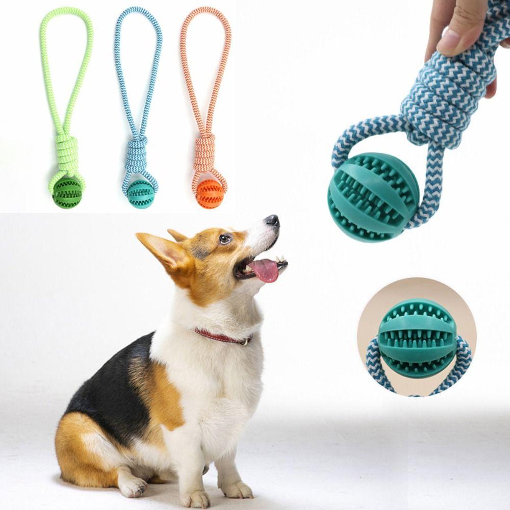 Relieve Boredom Dog Slow Feeder Ball Pet Tooth Cleaning Dog Chewing Toys Interactive Pet Toys  Dog