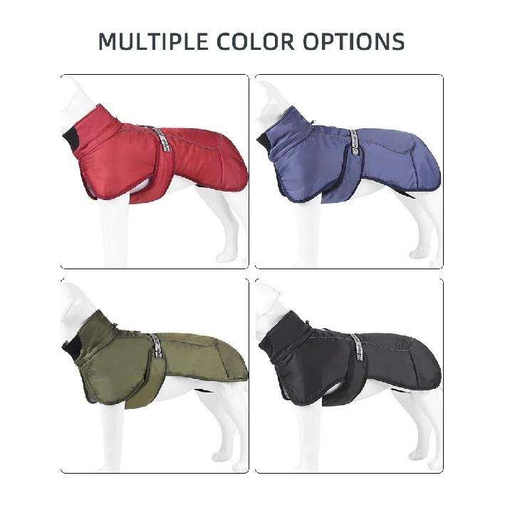Dog Jacket Winter Warm Puppy Clothes For Small Medium Dogs High Collar Windproof French Bulldog Pug Outfits Costume Pet Apparel