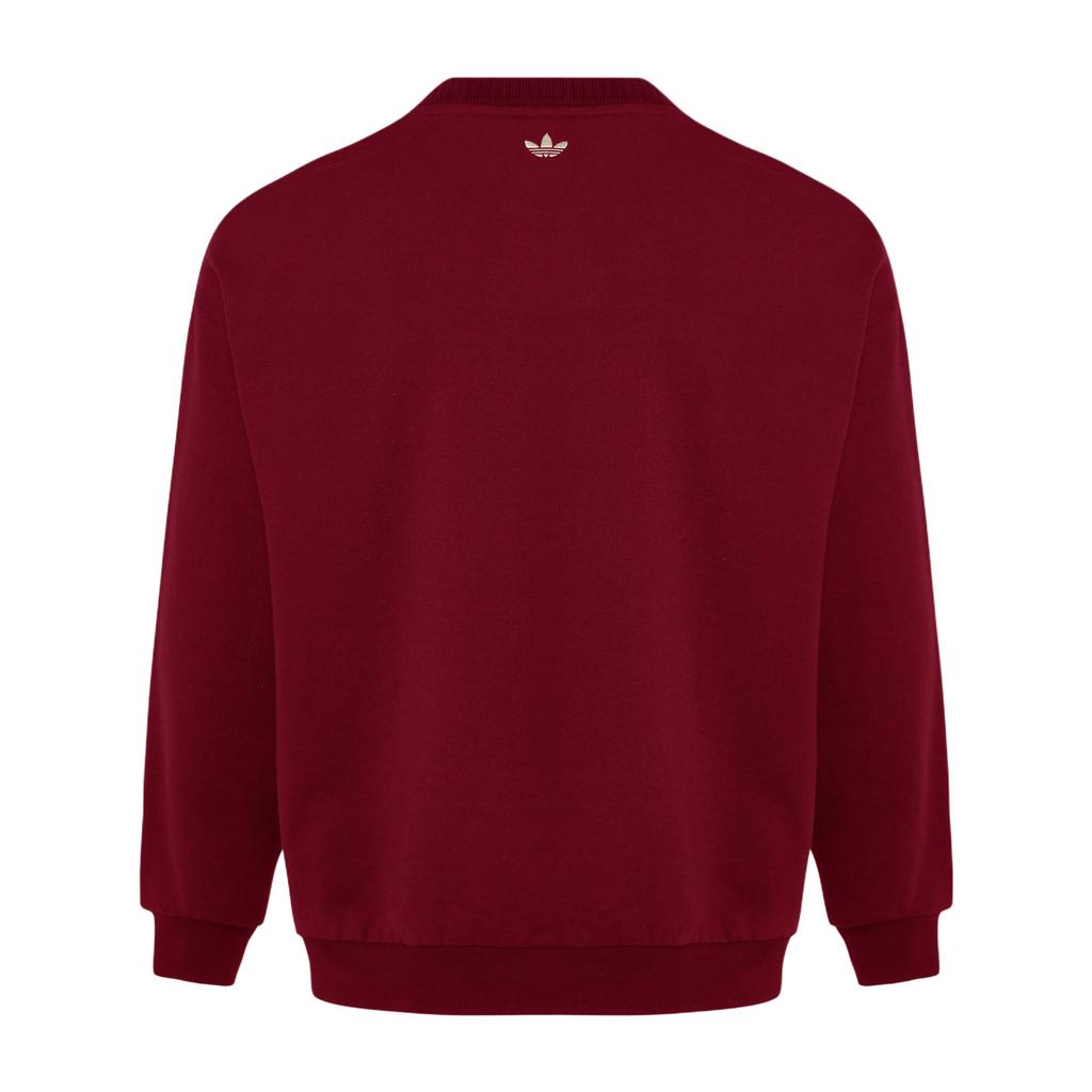 Adidas Originals FW25 Crafted Crewneck Jumper Year Of The Horse Limited CNY New Year Edition Sport Loose Striped Pullover Sweatshirt KU1423