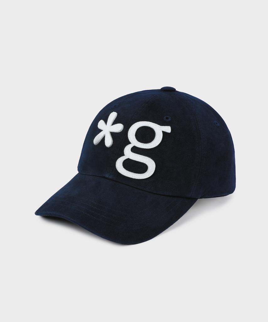 Geulleondeun Vintage Logo Cap (Ink Navy)