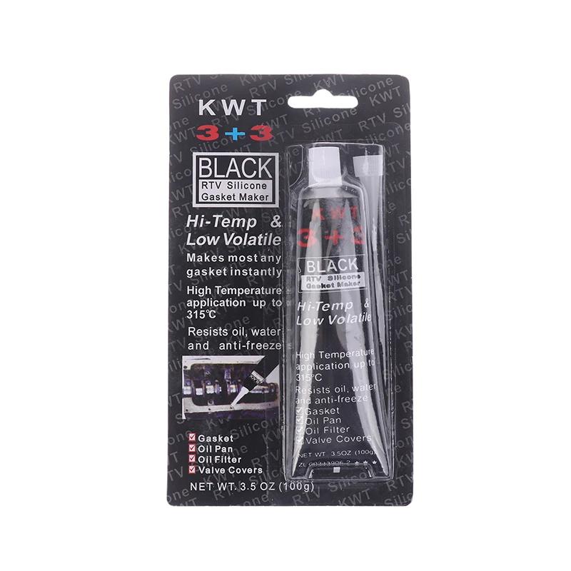 

1 шт. автомобильный герметик RTV силиконовый формирователь прокладок 3 3 черный высокотемпературный герметик маслостойкий для двигателей автомобильный герметик