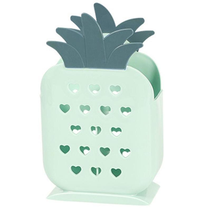 Kitchen Storage Rack Pineapple Drain Chopsticks Cage Plastic Chopsticks Spatula Spoon Hanging Basket