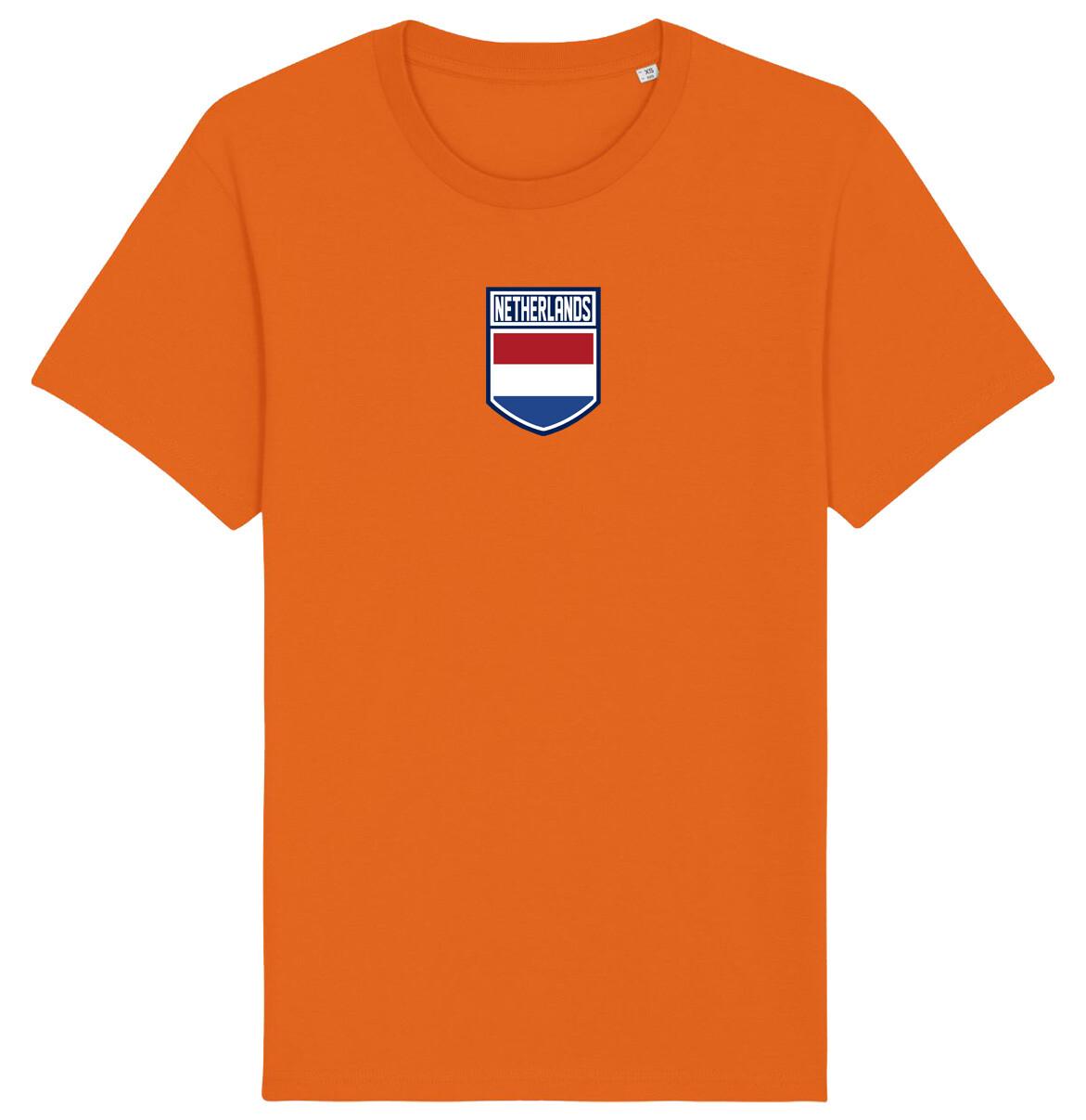 Netherlands Flag T-Shirt Mens Womens Tees Top 2024, Adults Baby, Football Euro Shipping Holland L