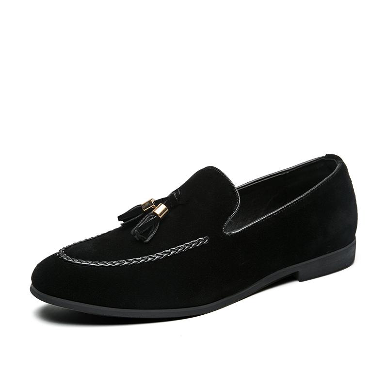 Neu Herren Wildleder Quasten Mokassins Bequeme Hochzeitsschuhe Schwarz Braun Slipper Loafers Oxford Sapatos Tenis Masculino
