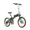 OT02PRO, rosso/verde, potenza motore 250W, 36V, batteria staccabile 5.2AH, pneumatici 20*1.35 pollici, bicicletta elettrica da città, velocità massima 25KM/H