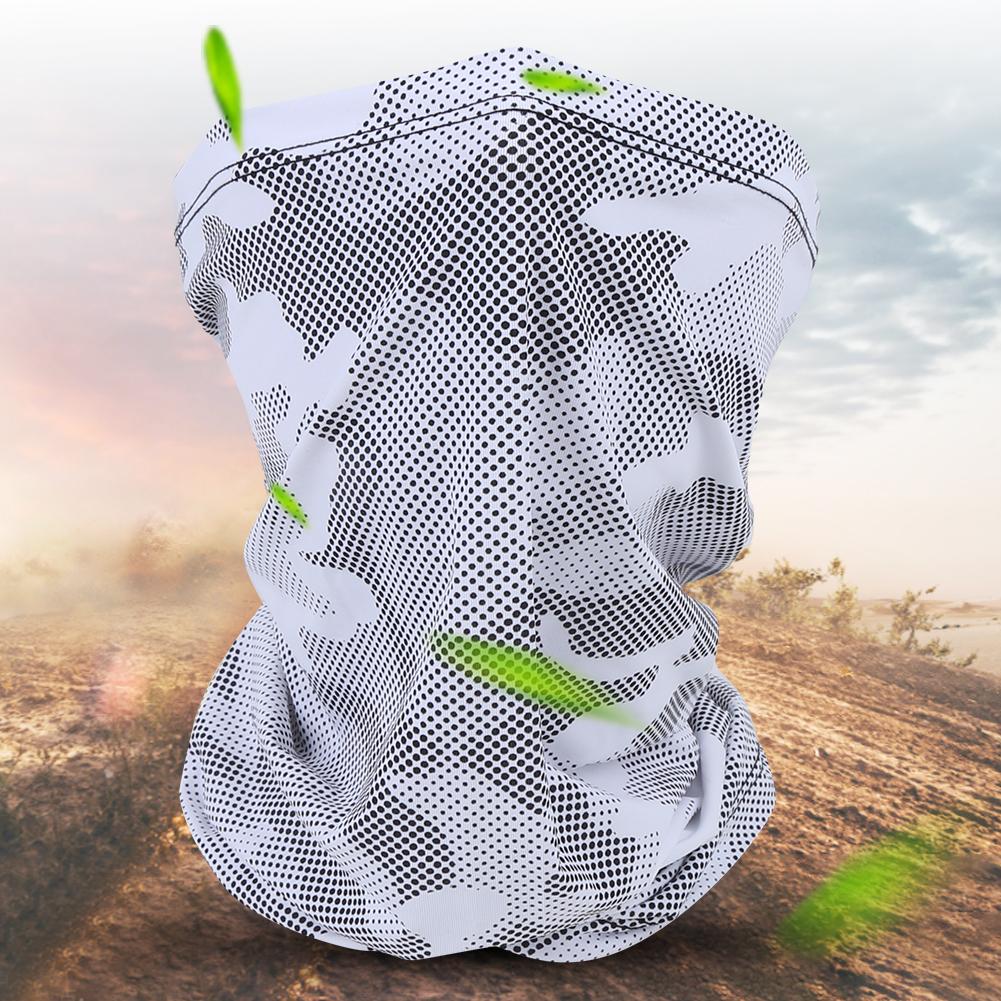 Outdoor Sport Sunscreen Exercise Headscarf Headband Cycling Face Shield Protectionartificial silk headscarf