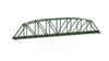 TOMIX N Gauge Curved Chord Truss Bridge S420 F Dark Green 3279 Model Railway Supplies Single-track