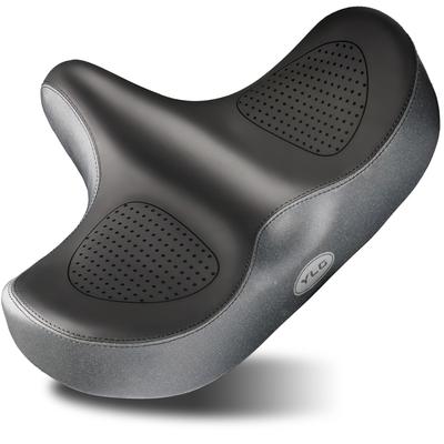 YLG Übergroßes Fahrradsitzkissen Breiter Memory-Foam-Sattel für Übungen Wasserdichter Fahrradsitz für Männer und Frauen - City, Fahrrad, E-Bike, Fahrrad,