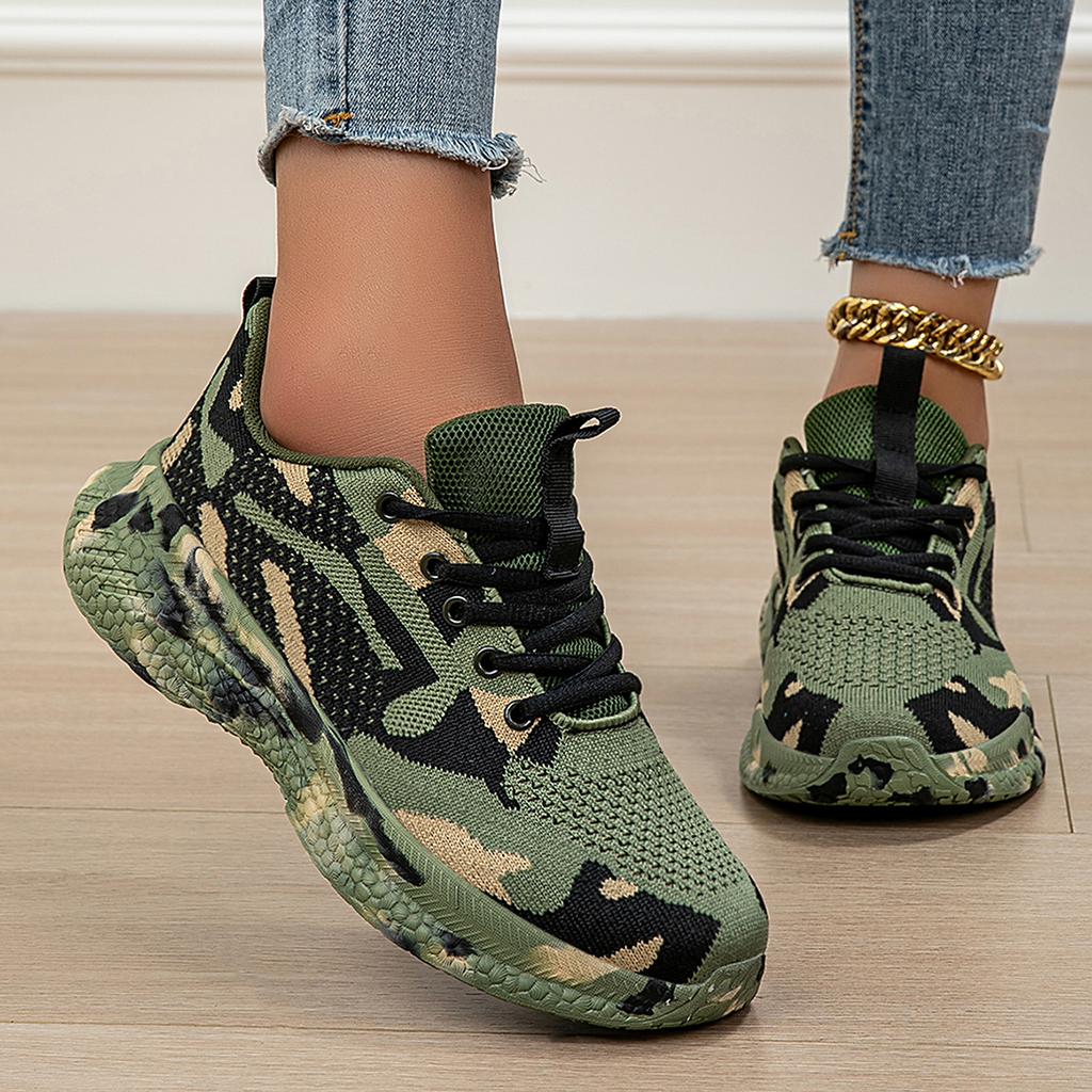 Large size camouflage shoes women's summer outdoor sports mountaineering student army training shoes mesh training shoes