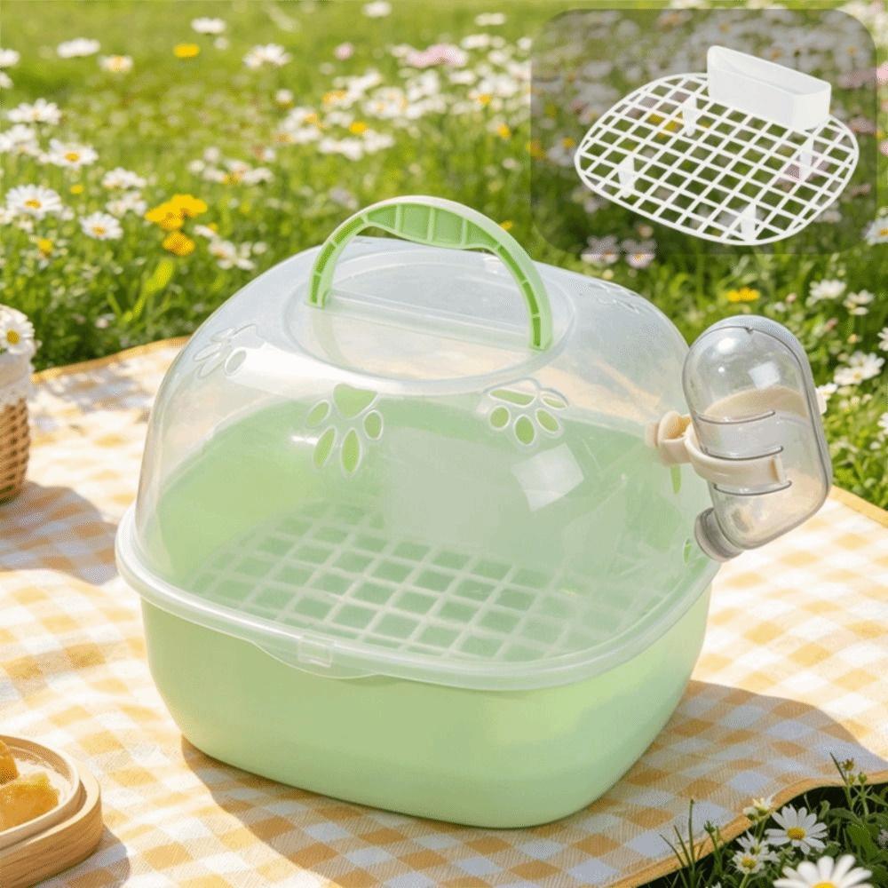 Transparent Travel Bird Cage Large Space Small Animal Carrier Universal Parrot Carry Box Small Pet