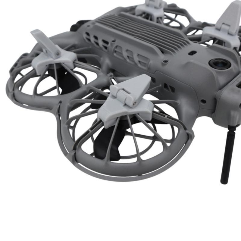 Adjustable Height Drones Landing Gear Foldable Structure ABS Material for 2 Secure Outdoor Filming Support