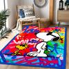 Snoopy And Woodstock Friendship Themed Anti-Slip Rugs - Polyester Home Decor, Suitable for Bedrooms, Living Rooms, Doorways, Studios, and Decorations