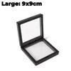 Transparent Floating Display Box Plastic Film Jewelry Packaging Box Jewelry Ring Necklace Collectible Earring Pin Organizer