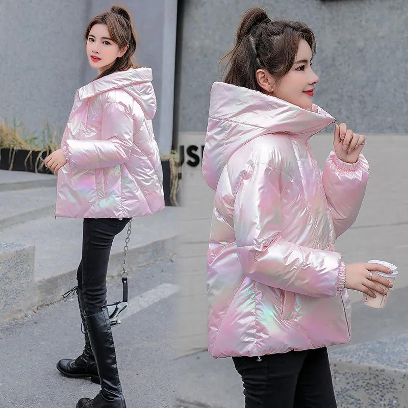 WTEMPO Thickened Women's Spring Autumn Winter Pockets Cotton Jackets Streetwear Workwear Large Size Cotton Padded Warm Hooded Coats