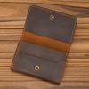 New Style Men Women Leather Coin Purse Clip Wallet For Cards Coins Real Cowhide Men's Small Purse Card Holder Clip Purse Wallets