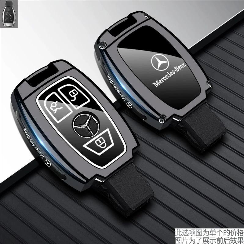 TPU Style Car Key Case Cover Shell Fob For Mercedes Benz C E S Class W206 W223 W214 GLA GLB GLC CLA CLS E300 S450 S580 S500 LL3