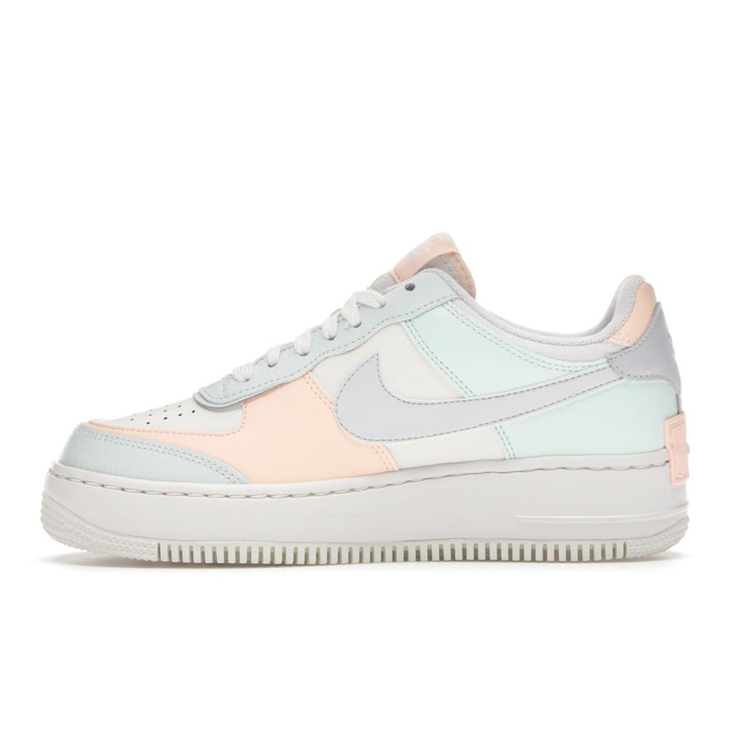 Nike Air Force 1 Shadow Barely Green Crimson Tint Women Sneakers Orange Sail Photon-Dust CU8591-104