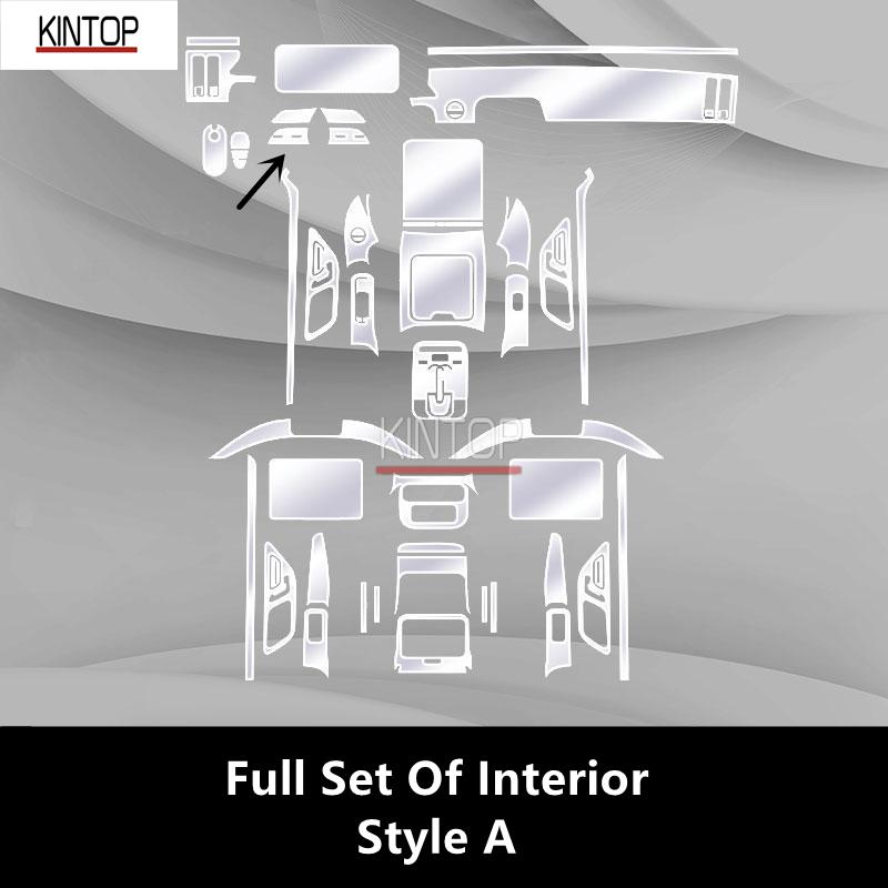 Pro Mercedes-Benz Classe S 21-22 W223 Průhledná TPU ochranná fólie na středovou konzolu interiéru vozu Fólie proti poškrábání a na opravu