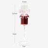 Creative Pink Bow Champagne Tall Wine Glasses Sparkling Wine Glasses For Family Party Holiday And Wedding