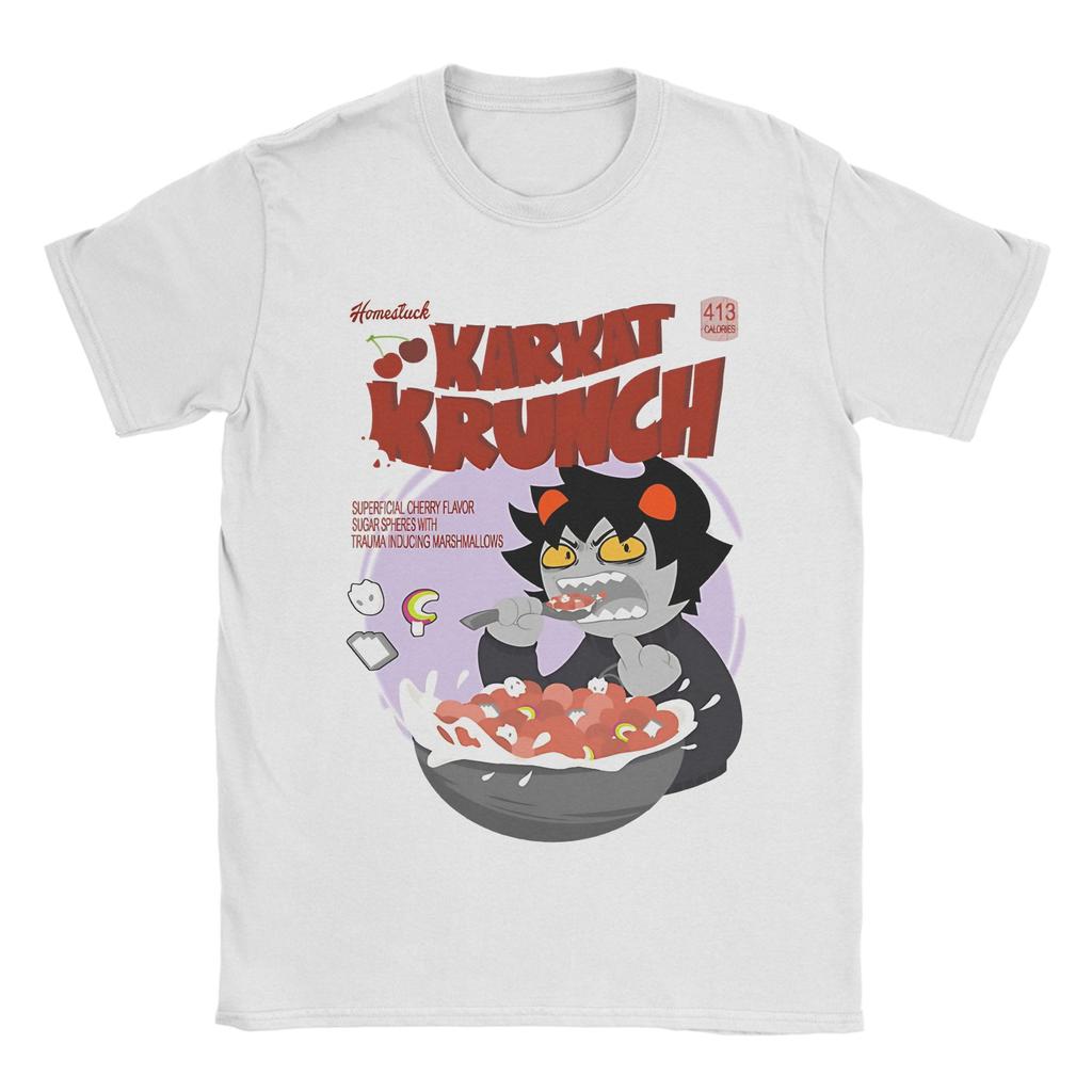 Homestucks Pantskat Karkat T-Shirt Men's Cotton Clothes Printed Fiction MSPA O-neck Short Sleeve