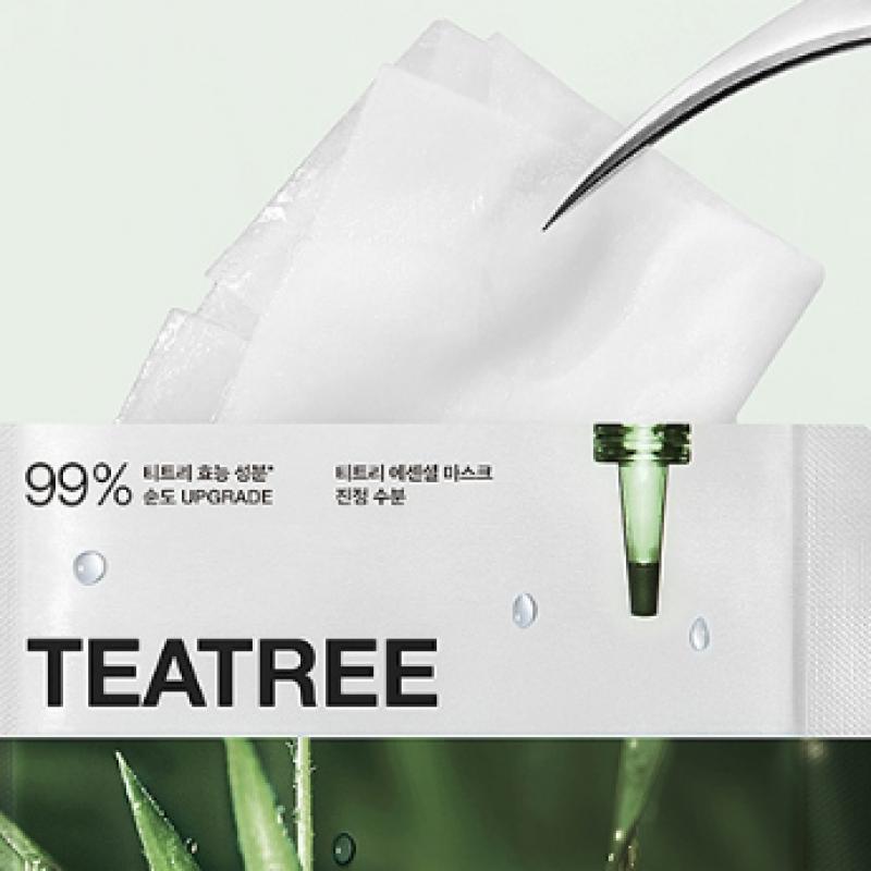 Mediheal Tea Tree Essential Mask Soothing Moisture 1 Sheet Madecassoside Trace Repair 1 Sheet