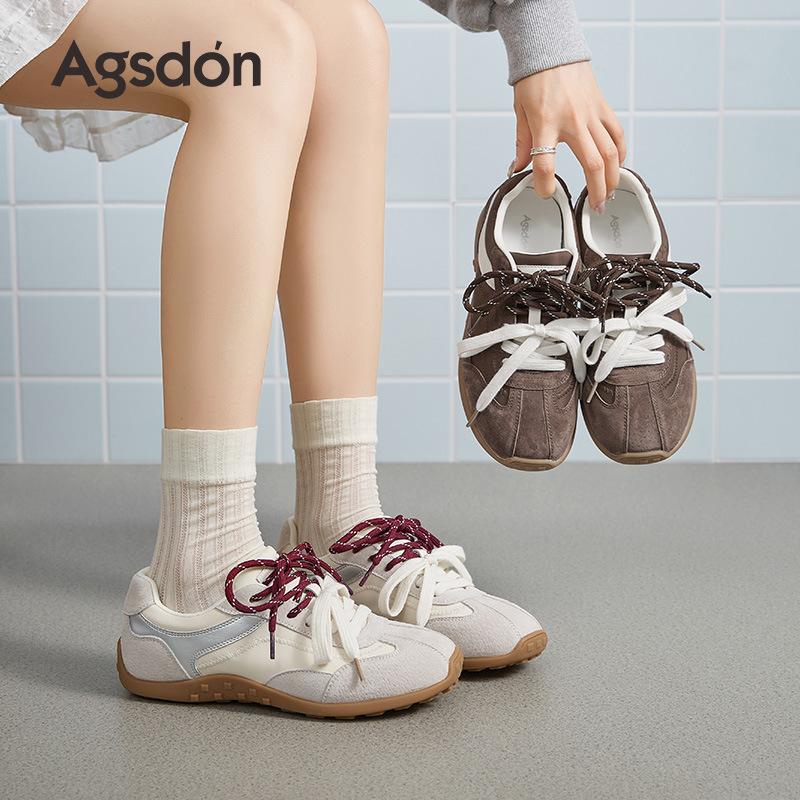 Augustus den Maillard brown German training shoes women's 2025 new summer platform retro Forrest Gump casual sports shoes