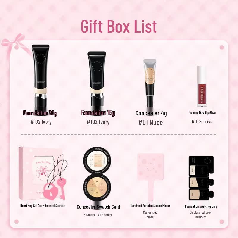 FOREVER·KEY Stay-Put Flawless Foundation Gift Set
