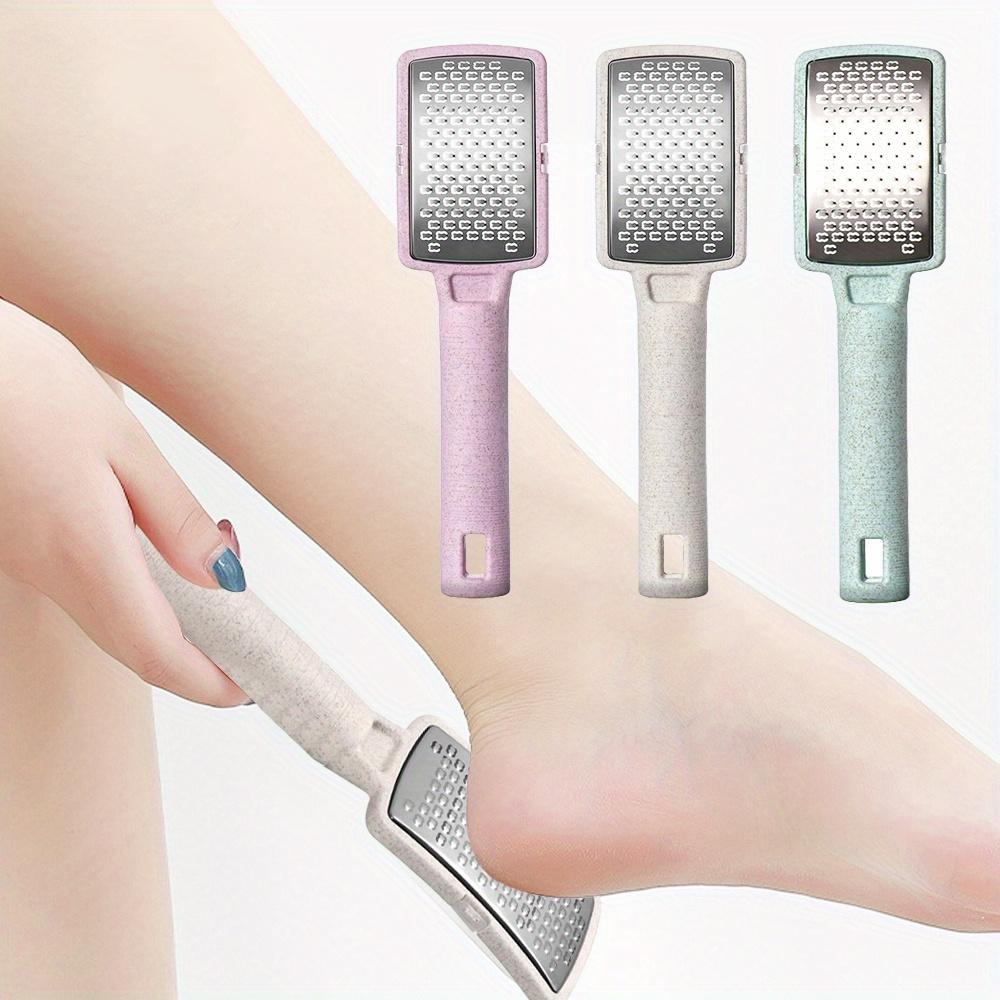 1pc Stainless Steel Pedicure Foot File, Handheld Foot Scrubber, Easy to Remove Callus Dead and Hard Skin for Both Wet and Dry Feet - Foot Care Tool