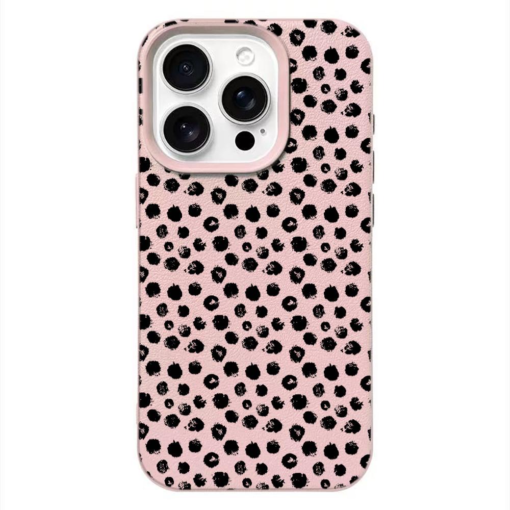 Dot Polka Lace Phone Case For Samsung A05S A06 07 15 16 34 35 53 54 55 S23 24 25 Ultra S24 FE A17 26 36 56 Protective Cover